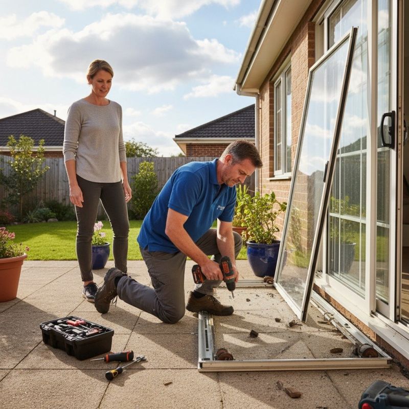 Wood Sliding Door Installation