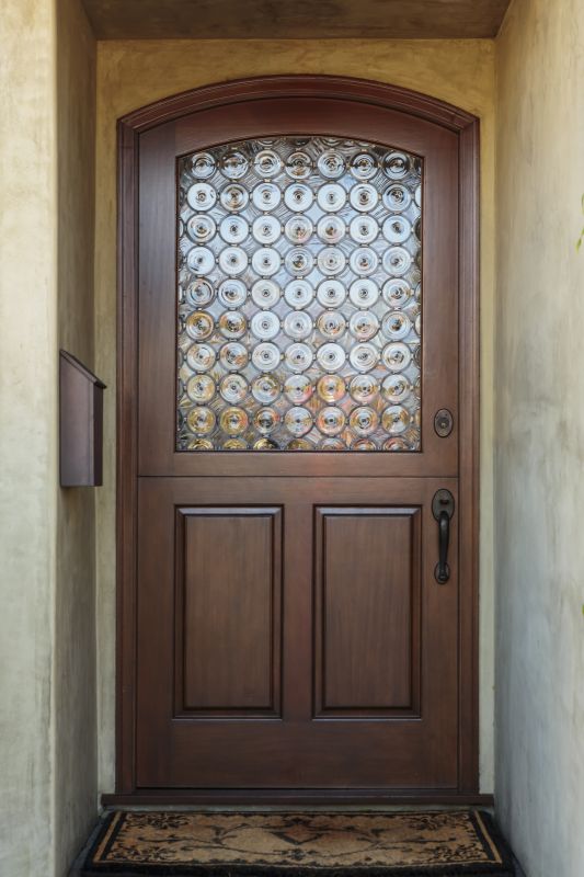 Decorative Glass Door
